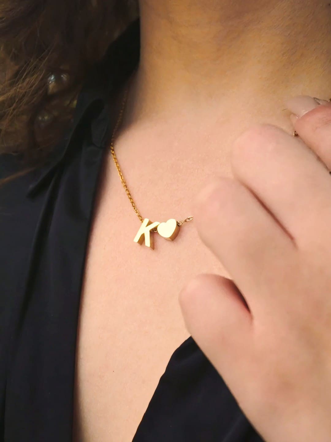 Collar Inicial Corazon ❤️