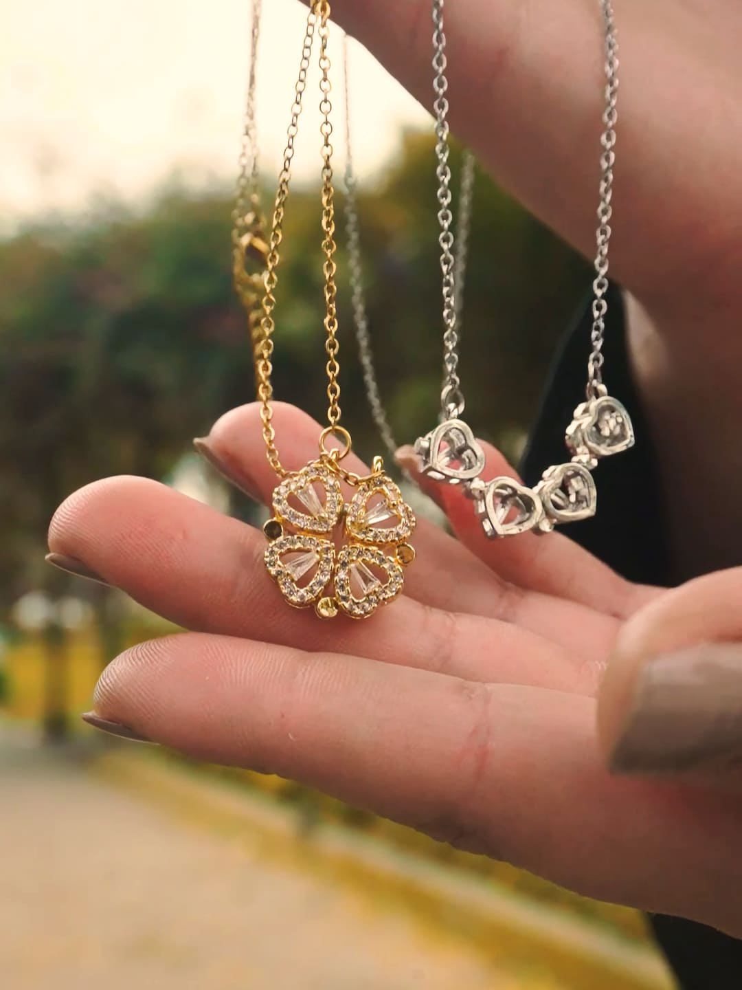 Collar Trebol Corazon 🍀❤️